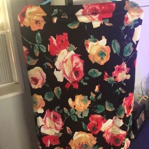 Brand new floral strapless dress